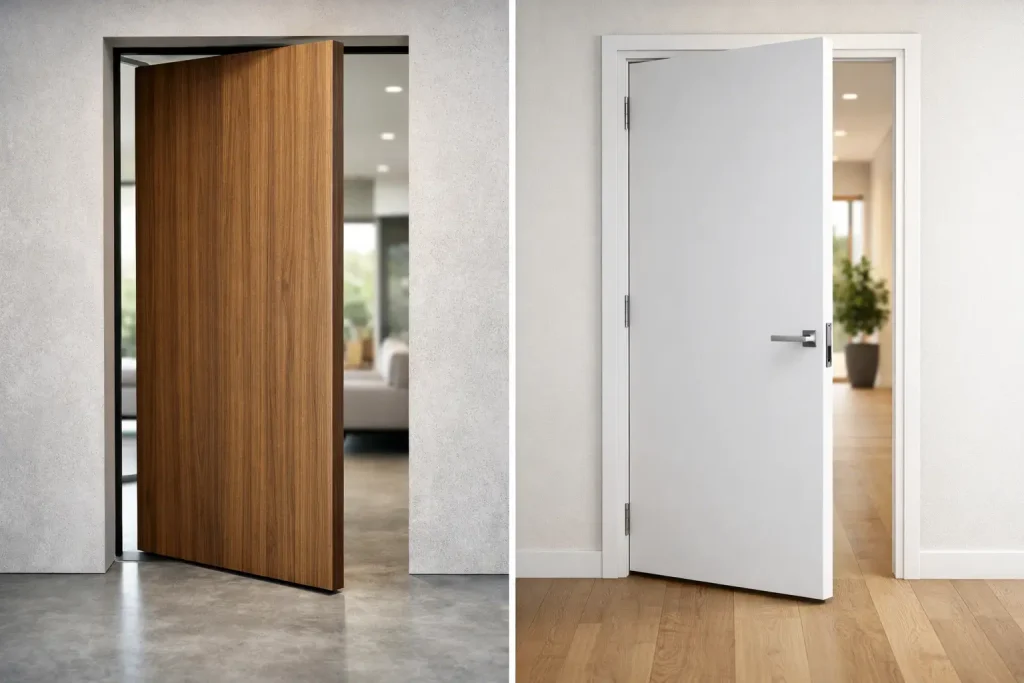 Pivot Versus Hinged Doors: Which Fits Best?
